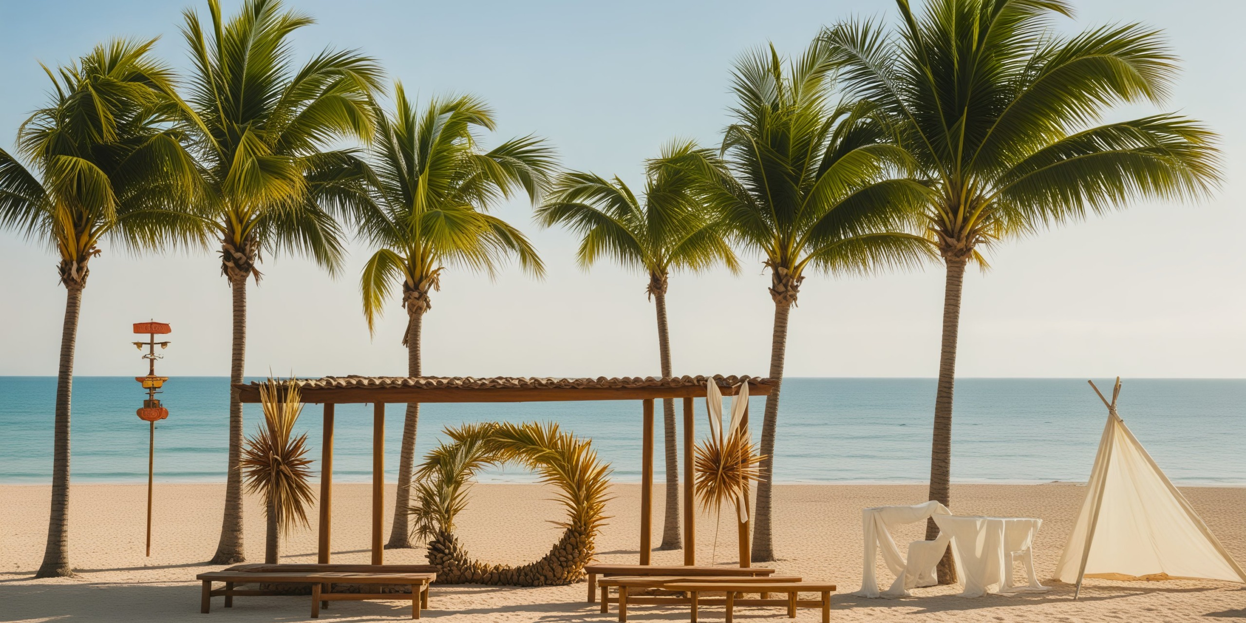 Secrets Maroma Beach offers an idyllic setting with its swaying palm trees, elegant architectural structures, and inviting oceanfront chairs. This picturesque paradise is perfect for a destination wedding, where every moment becomes a cherished memory against the stunning backdrop of serene beaches and crystal-clear waters.
