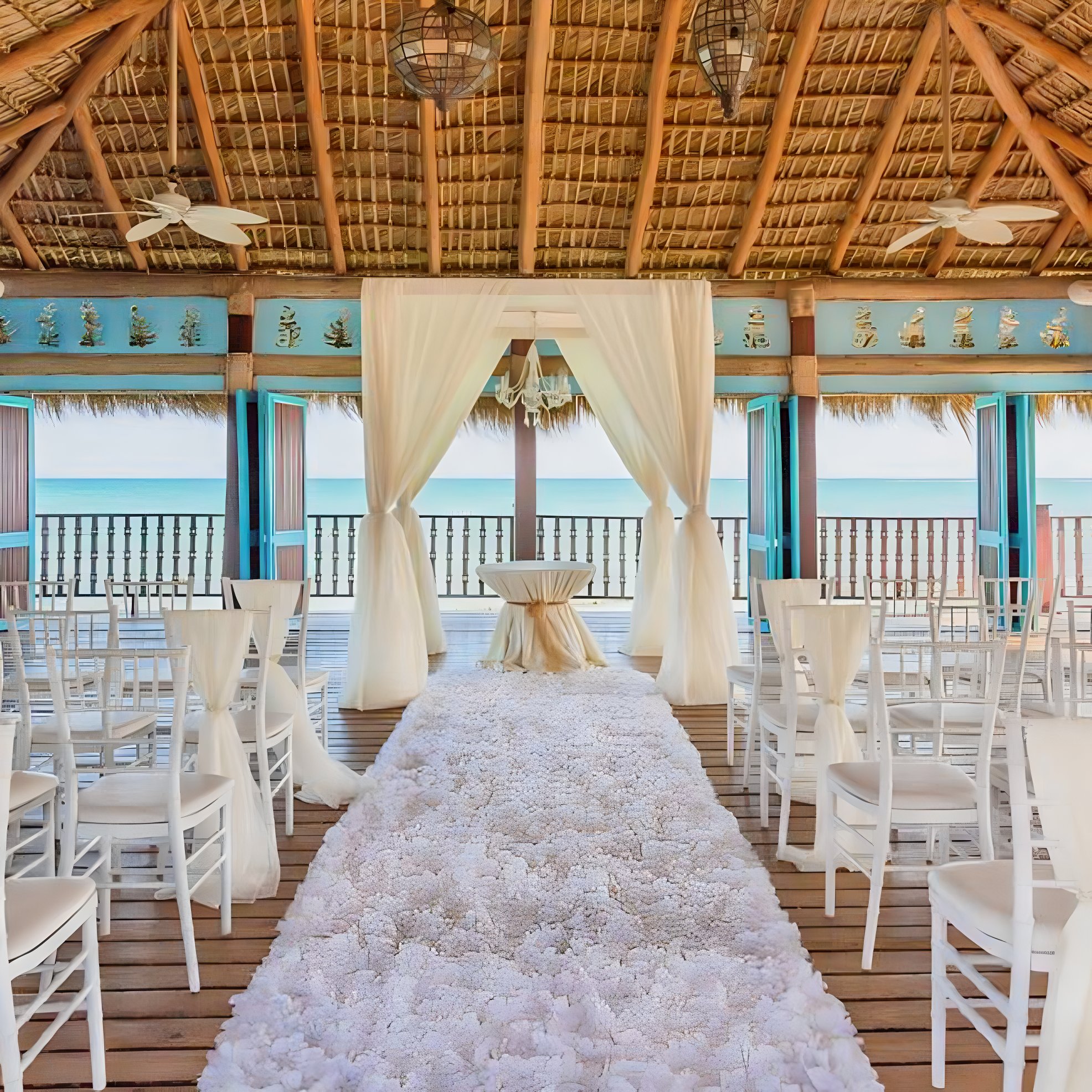 Blue Marlin Portico wedding venue in Sanctuary Cap Cana