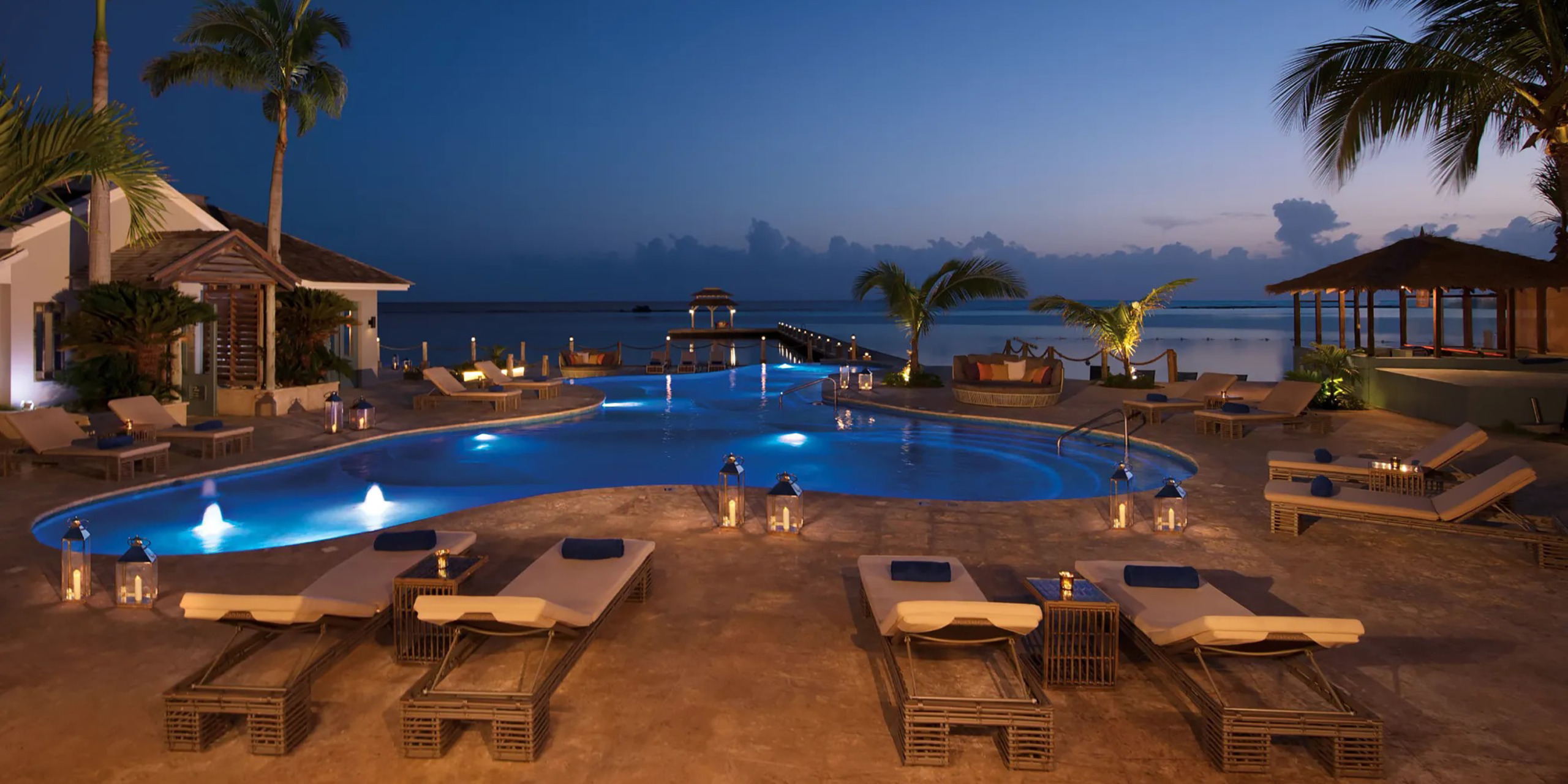 Coyaba Lawn wedding venue in Zoetry Montego Bay - Jamaica