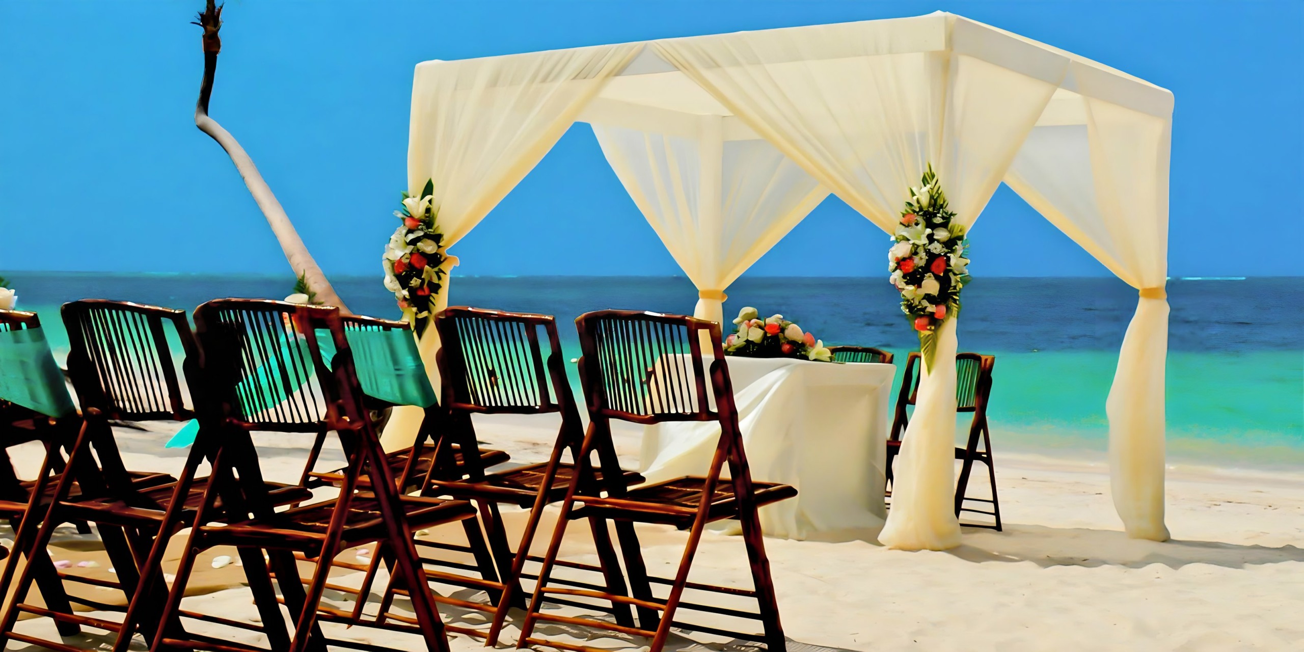 Canopy beach wedding Be Live Collection Punta Cana