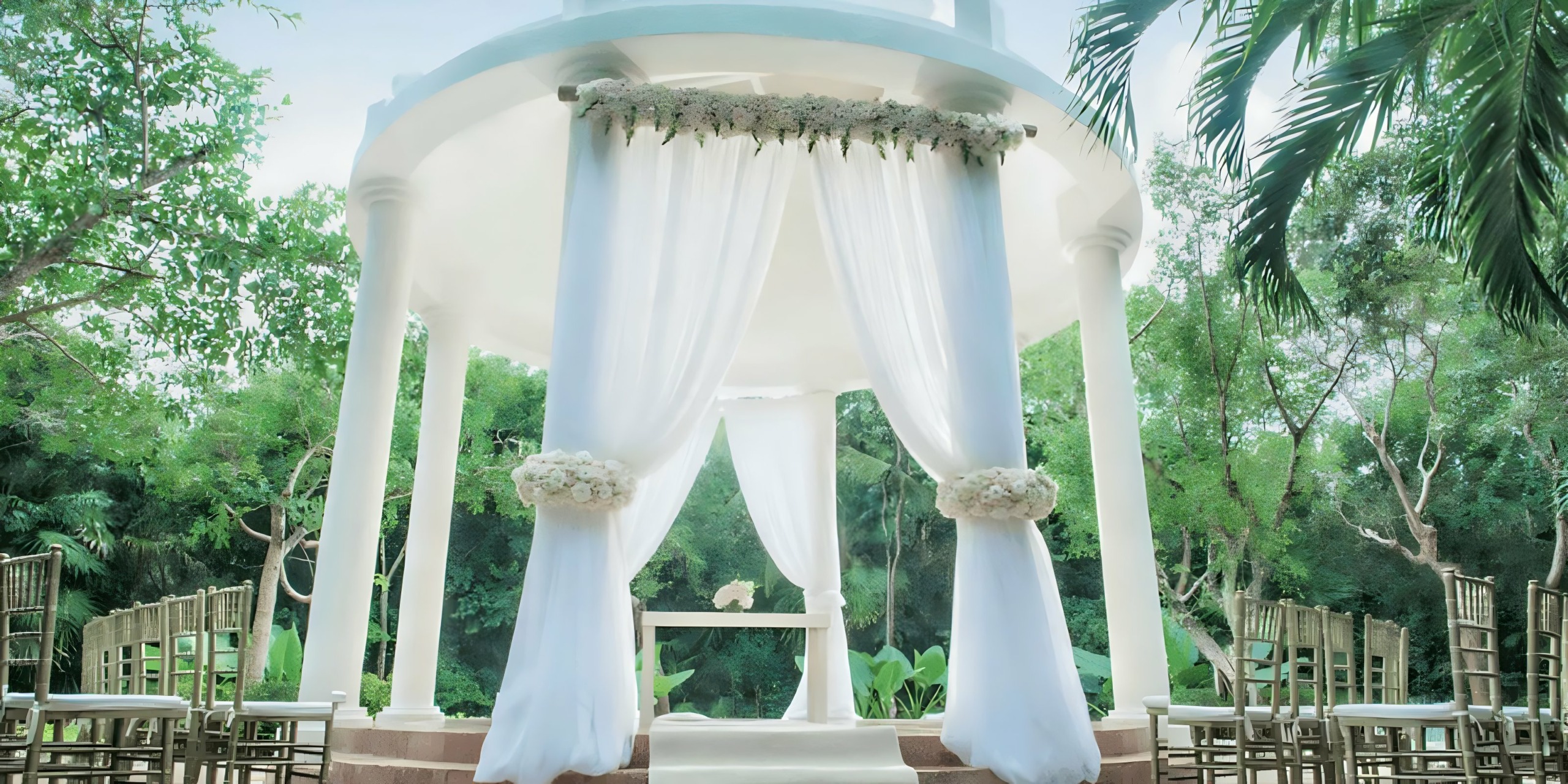 iberostar paraiso beach gazebo venue mexico weddings