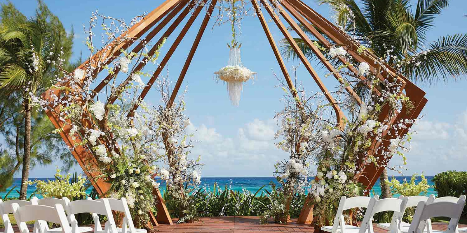 Beachfront Gazebo wedding venue in The Fives Beach Hotel & Residences