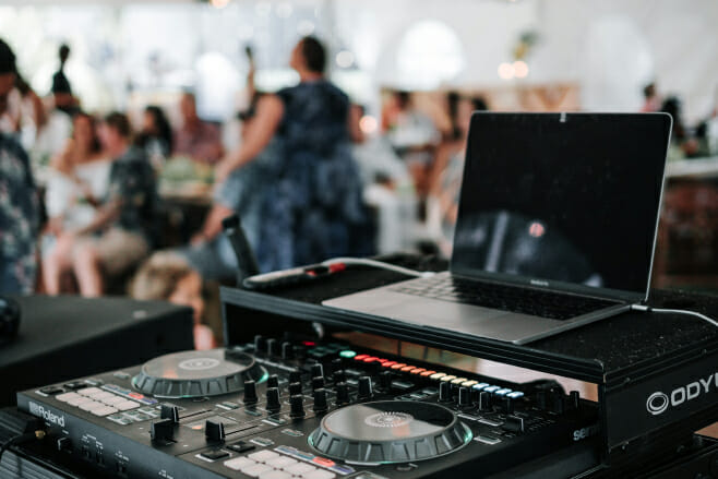 hire the perfect dj for your destination wedding reception inspiration