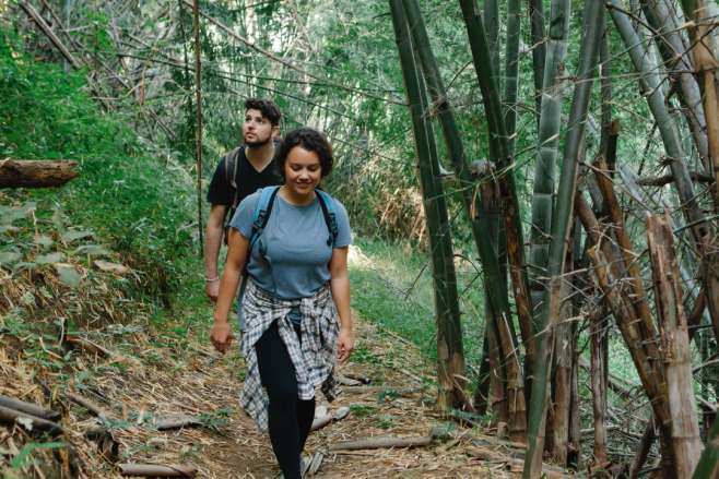 Couple exploring Jungle Maya on a Cancun excursion