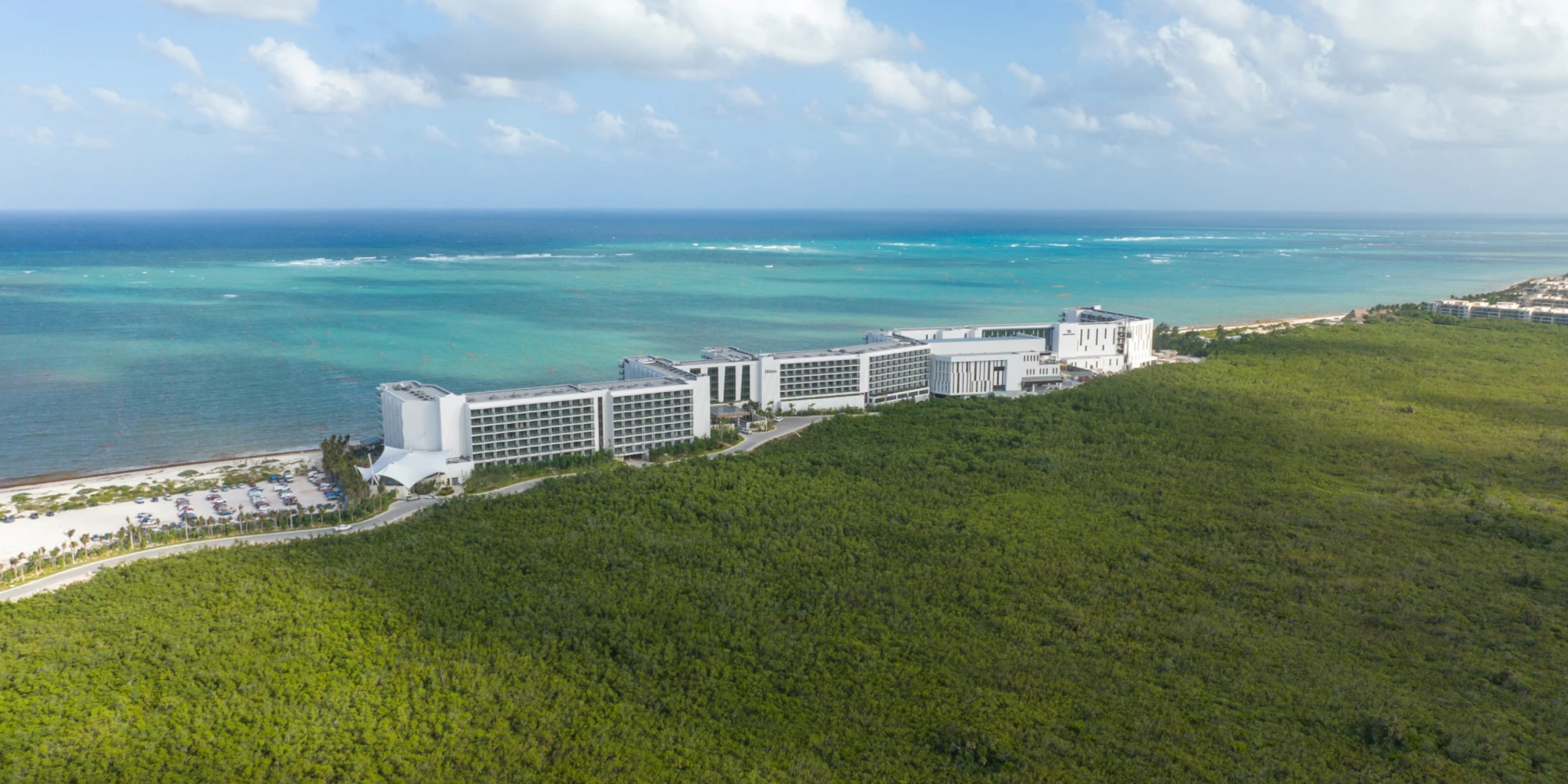 Arial of Hilton Cancun Resort