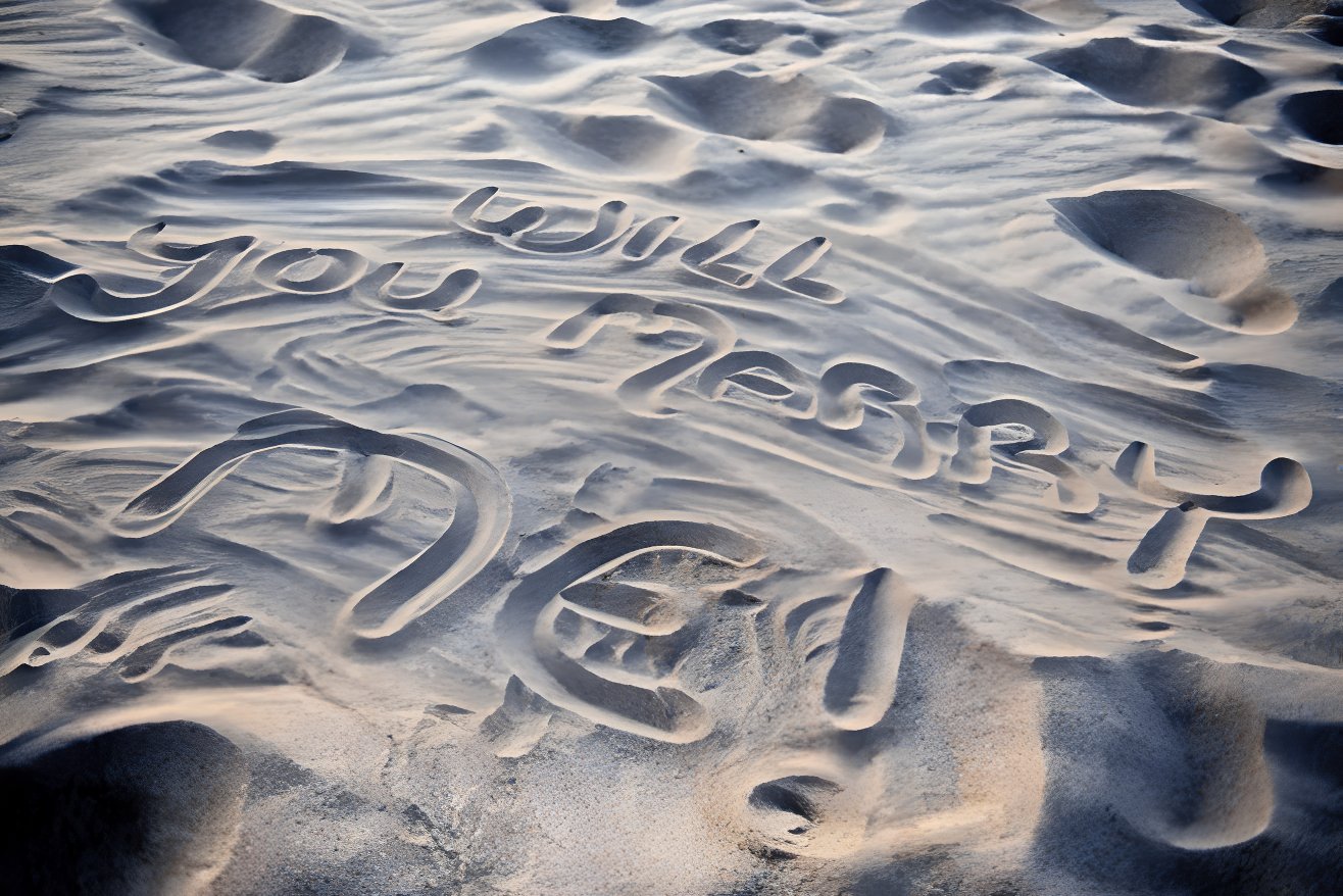 "Will you marry me?" written in the sand of a beach is a great proposal idea