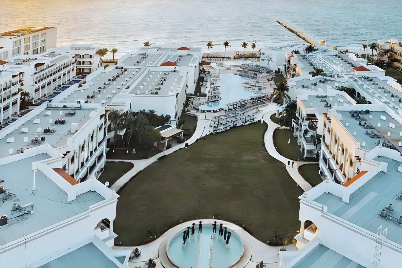 Aerial view of Hilton Playa del Carmen