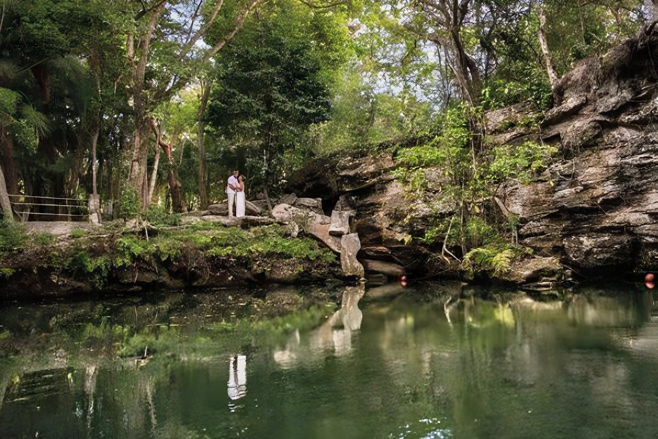 Cenotes are a unique venue and a Non Traditional Destination Wedding Idea