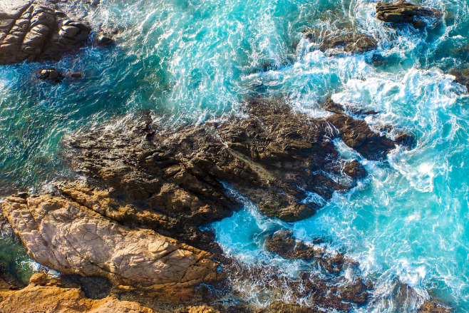 Sky view of Cabo in Mexico