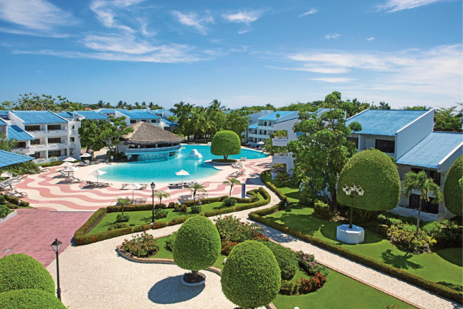 Aerial view of Dominican Republic's Sunscape Puerto Plata