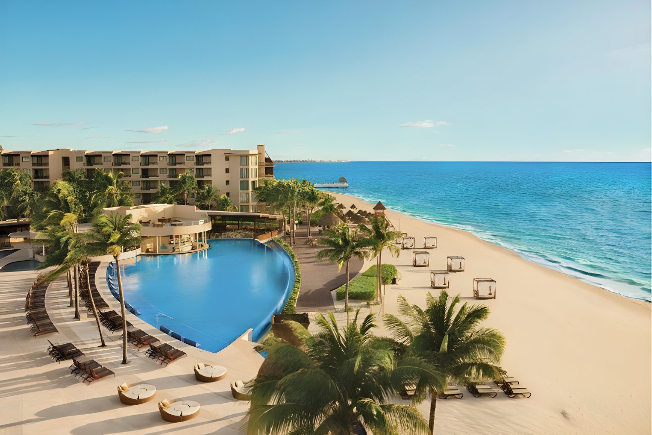 5 star all-inclusive resort Dreams Riviera Cancun in Mexico