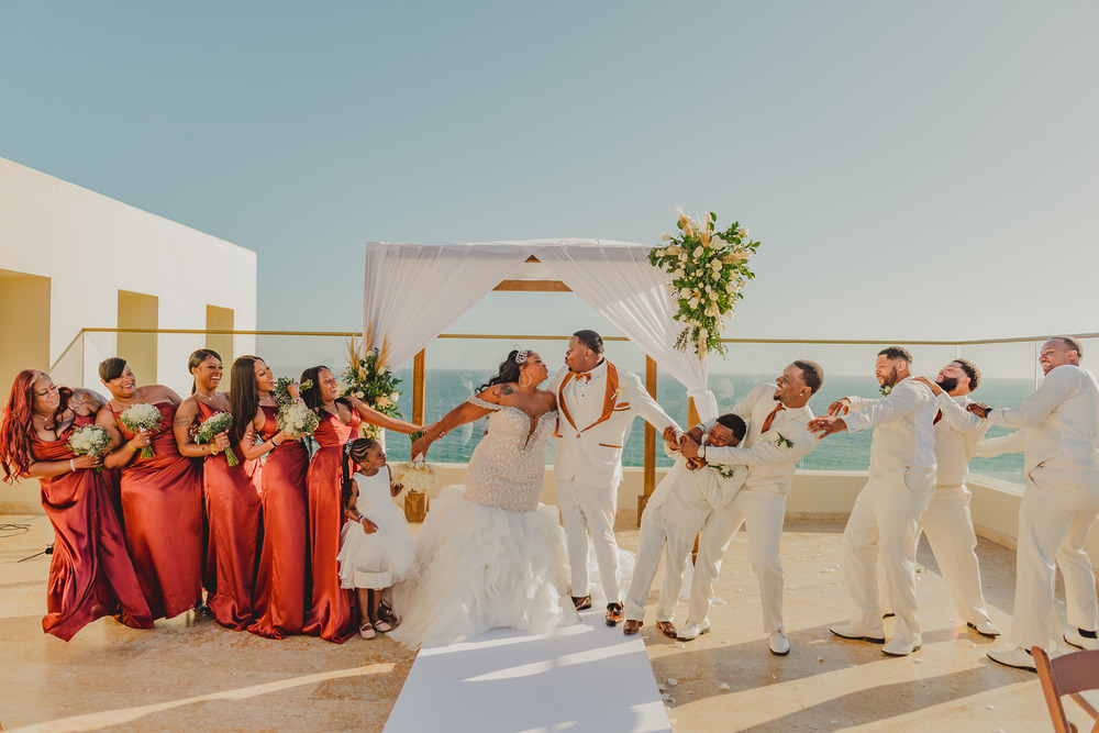 rooftop wedding