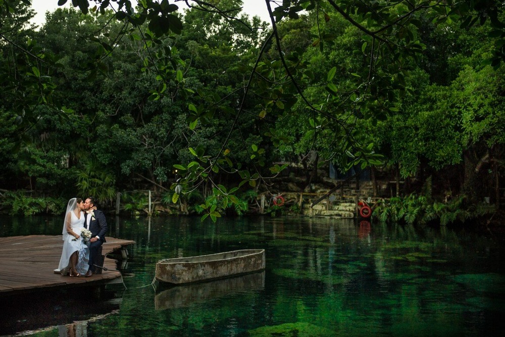 couple at a gorgeous outdoor venue