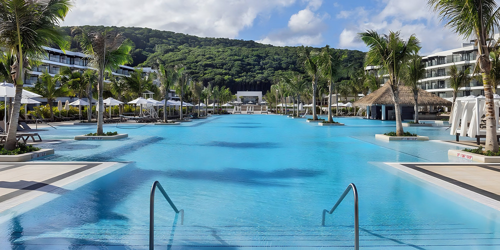 beautiful pool in Jamaica