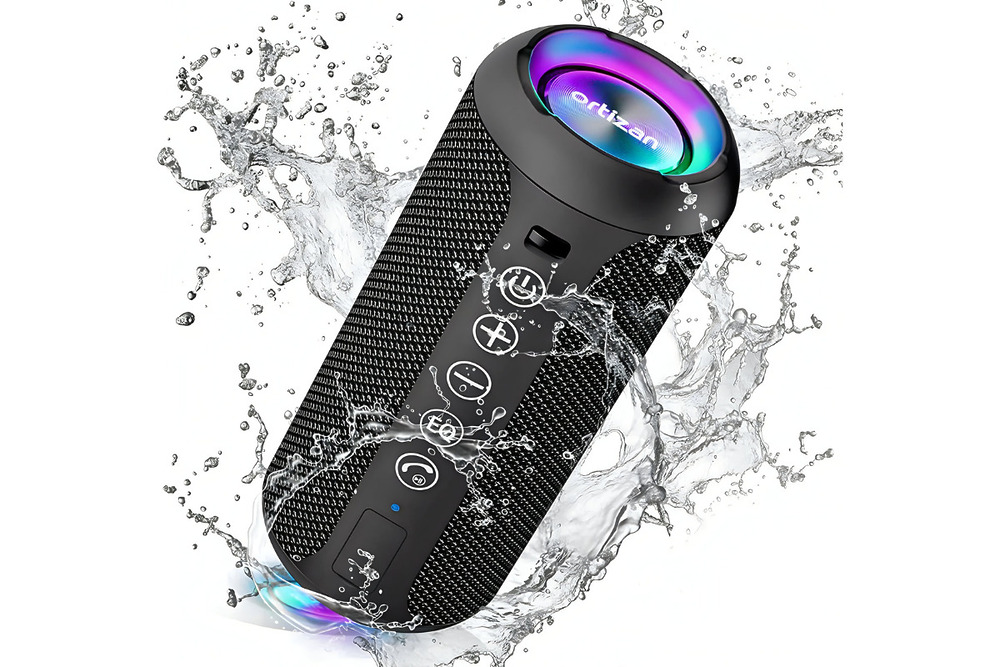 A portable Bluetooth speaker for romantic beachside music
