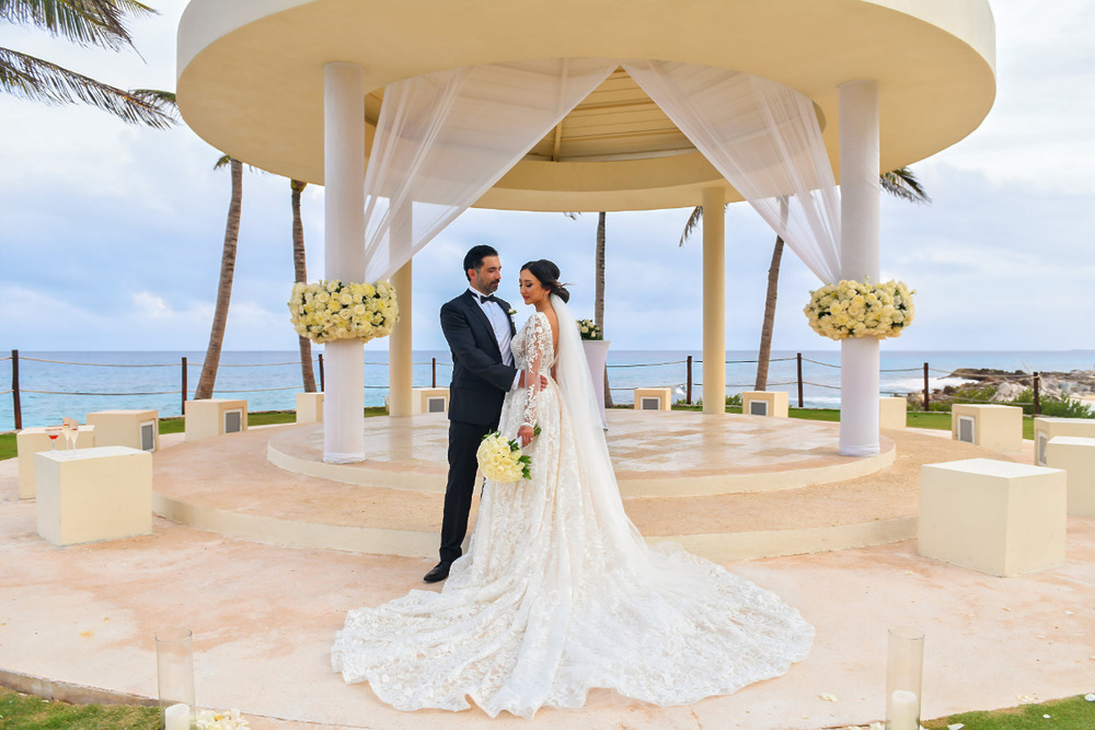 wedding at a beautiful gazebo