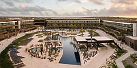 Secrets Baby Beach Aruba: modern resort with pool, lounge areas, gardens&mdash;ideal for destination weddings.
