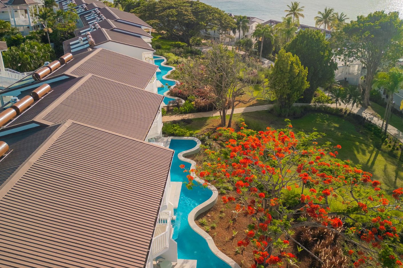 Secrets St Lucia: Oceanfront villas with private pools and lush gardens, perfect for a destination wedding.