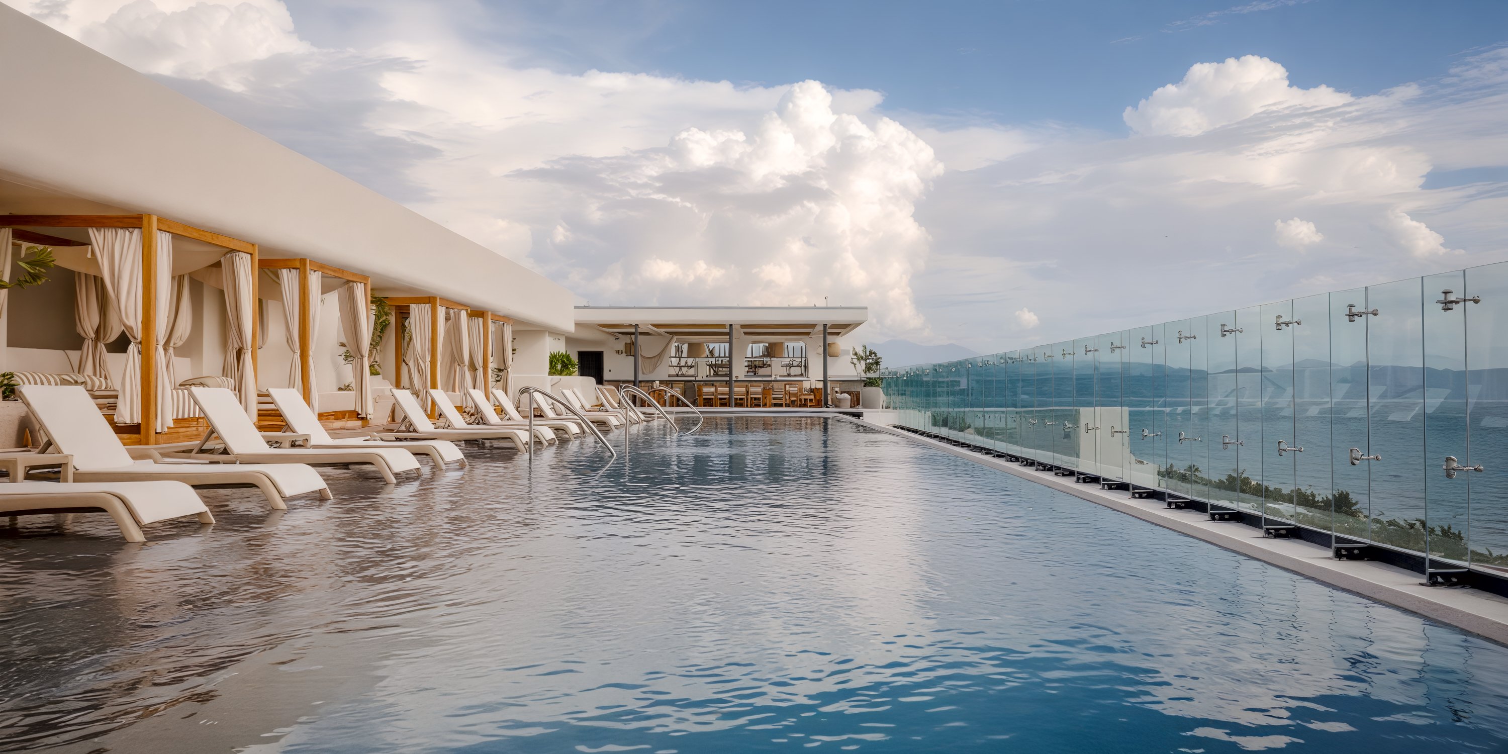 UNICO 20°105° Riviera Nayarit rooftop infinity pool, perfect for a destination wedding, ocean views.